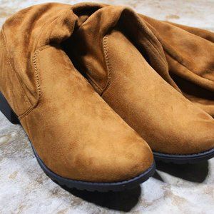 Tan Over The Knee Boots